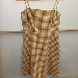 Aritzia Wilfred Check Dress NEW
